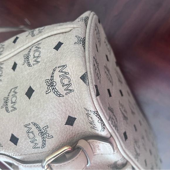 MCM Visetos Leather 2way Shoulder Bag - Picture 8 of 17